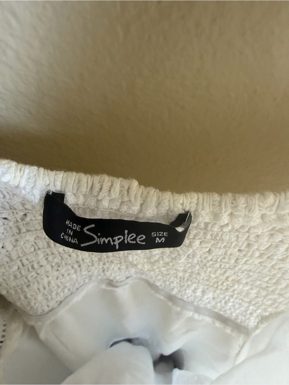 Simplee Apparel White Eyelet V-Neck Midi Dress - Picture 3 of 6